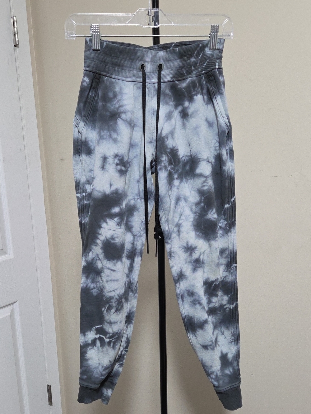 lululemon athletica Black & White Tie-Dye Joggers